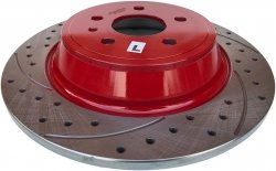 Tylna WIERCONA nacinana tarcza hamulcowa 316mm Ford Kuga 2017-