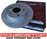 Przednia WIERCONA NACINANA tarcza hamulcowa POWERSTOP EVOLUTION Dodge RAM 1500 336mm 5 szpilek 2002- 