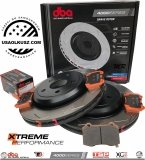 Tylne klocki XTREME PERFORMANCE + tarcze hamulcowe 350mm DBA seria 4000 T3 Dodge Durango SRT Hellcat