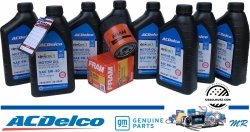 Filtr FRAM + olej ACDelco 5W30 GMC Envoy 4,2 L6 2005-