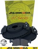 Przednie klocki + WIERCONE NACINANE tarcze hamulcowe 330mm Jeep Grand Cherokee WK 3,6 V6