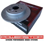 Tylna WIERCONA NACINANA NIE wentylowana tarcza hamulcowa POWERSTOP EVOLUTION Jeep Grand Cherokee 2011-