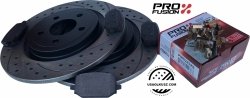 Tylne klocki + NIE WENTYLOWANE NACINANE WIERCONE tarcze hamulcowe 320mm Ford Explorer 2020-