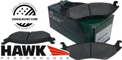Tylne klocki hamulcowe HAWK LTS STREET LEGAL Dodge Ram 1500 Pickup 5 szpilek 2003-