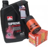 Filtr + olej do samochodów z wysokimi przebiegami SUPREME High Mileage 10W30 Pontiac Firebird V6 1988-2992