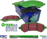 Przednie klocki hamulcowe EBC GreenStuff Dodge RAM 1500 Pickup 5 szpilek 2006-