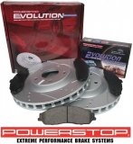Przednie klocki Z16 + tarcze hamulcowe POWERSTOP EVOLUTION 325mm JL9 Chevrolet Corvette 2005-2013