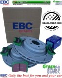 Tylne klocki GreenStuff + NACINANE tarcze hamulcowe 350mm EBC seria USR Dodge Charger SRT Scat Pack Hellcat