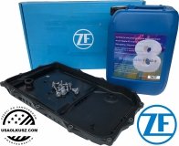 Filtr + olej skrzyni 8-SPD ZF 8HP70 Dodge Challenger V8 2015-2023