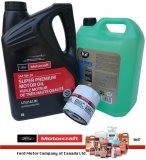 Oryginalny filtr oraz syntetyczny olej silnikowy Motorcraft 5W30 Mazda Tribute 2,3 Duratec