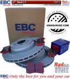 Tylne CERAMICZNE klocki RedStuff + tarcze hamulcowe 350mm EBC seria PREMIUM Dodge Magnum SRT-8 6,1 V8