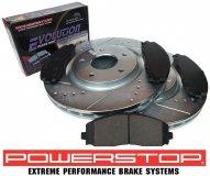Przednie klocki + WIERCONE tarcze hamulcowe 330mm POWERSTOP Volkswagen Routan 2012-