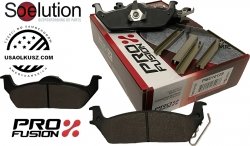 Klocki hamulcowe tylne z zestawem montażowym Lincoln Mark LT