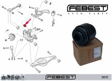 Tuleja wahliwa śr. otworu fi14  zwrotnicy tylnej wahacza górnego poprzecznego Lincoln MKS 2009-2014