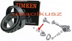 Łożysko kosza mechanizmu różnicowego mostu tył 8,25 / 210MM Dodge Dakota 1987-