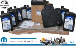 Filtr + olej automatycznej 8 stopnowej skrzyni biegów 850RE MOPAR Jeep Wrangler JL 2018-2023
