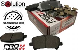 Tylne klocki hamulcowe z zestawem montażowym Acura ZDX 2010-2013