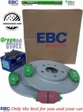 Tylne klocki GreenStuff + tarcze hamulcowe 328mm EBC seria Premium Dodge Caravan 2012-