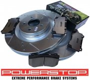 Przednie klocki Z26 + tarcze hamulcowe POWERSTOP 360mm Dodge Magnum 6,1 V8 SRT