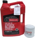 Filtr + olej Motorcraft 5W30 SYNTHETIC BLEND Mercury Mountaineer 5,0 V8