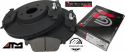 Przednie klpcki + tarcze hamulcowe ATM 320mm Ford Escape AWD 2013-2019