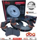 Przednie klocki DBA Xtreme Performance + tarcze hamulcowe DBA 5000 T3 Dodge Challenger SRT Hellcat Demon -2020 