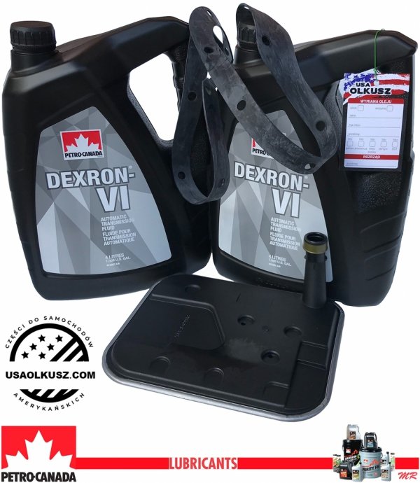 Filtr + olej DEXTRON VI automatycznej skrzyni biegów 4L80-E Cadillac Escalade RWD 2002-2003