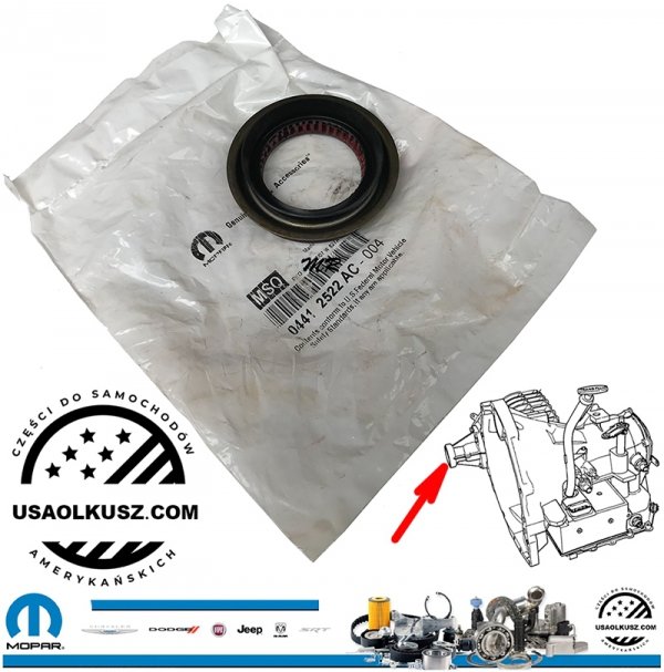 Oryginalny MOPAR uszczelniacz półosi napędowej Chrysler PT Cruiser exc. diesel