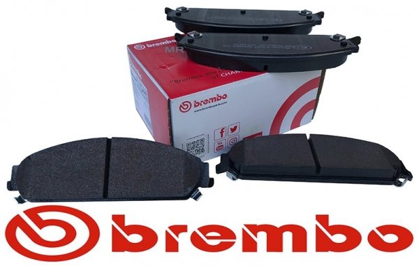 Klocki hamulcowe przednie zacisk 2 tłoki Dodge Challenger BREMBO !!