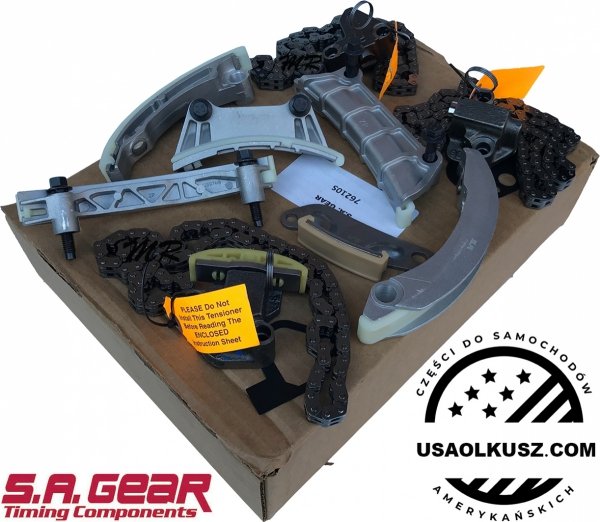 Rozrząd napinacze łańcuchy prowadnice Cadillac XTS 3,6 V6 2013-2019