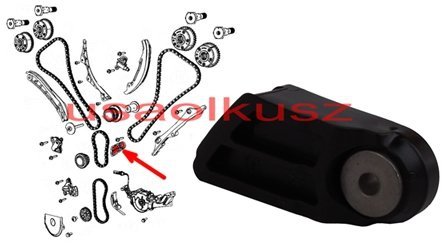 Prowadnica łańcucha rozrządu silnika MOPAR Dodge Grand Caravan 3,6 V6