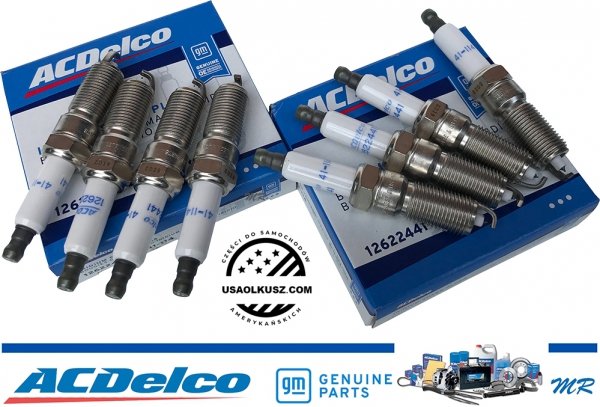 ORYGINALNE przewody GM + IRYDOWE świece zapłonowe ACDelco Chevrolet Camaro SS 6,2 V8 2016-