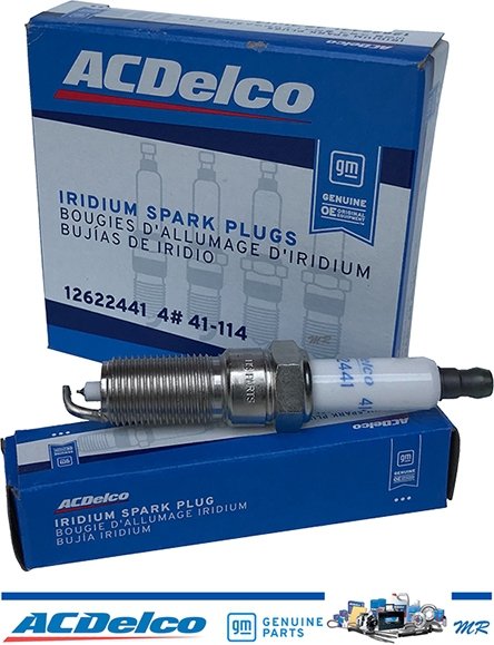 ORYGINALNE przewody GM + IRYDOWE świece zapłonowe ACDelco Chevrolet Suburban V8 2015-