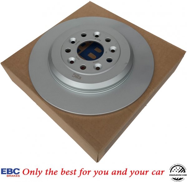Tylne klocki GreenStuff + tarcze hamulcowe 330mm EBC seria Premium Ford Flex 2009-2019