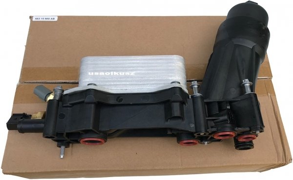 Obudowa filtra oleju z chłodnicą oraz czujnikami Jeep Wrangler JK 3,6 V6 2017-2018
