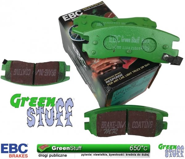 Klocki hamulcowe tylne EBC GreenStuff Cadillac Eldorado 1992-2002