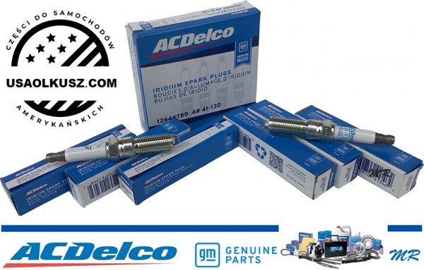 Irydowe świece zapłonowe AcDelco 41-130 Cadillac ATS 3,6 V6 2016-2019