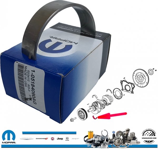 Panewka główna wału dolna -0,0072 Lancia Flavia 3,6 V6