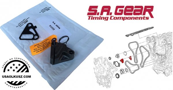 Napinacz lewego łańcucha rozrządu Pontiac Torrent 3,6 V6 2008-2009