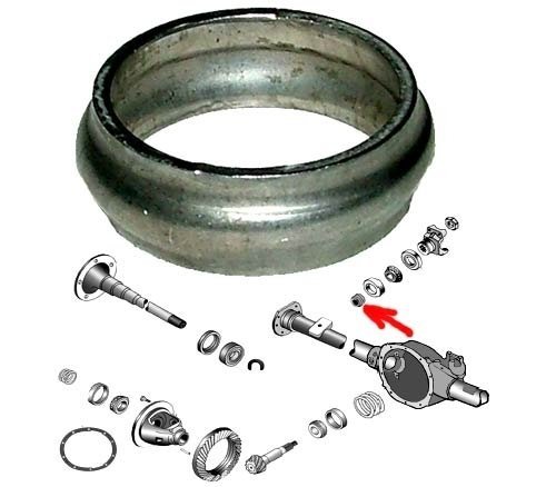 Tuleja rozprężna tylnego mostu DANA 35 3,55 Axle Ratio Jeep Grand Cherokee 2003-2004