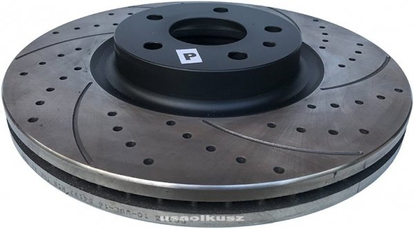 Przednia WIERCONA NACINANA tarcza hamulcowa 316mm Lincoln MKZ 2013-