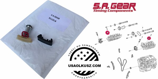 Napinacz hydrauliczny łańcucha wałków rozrządu silnika Ford F-150 F150  V6 Naturally Aspirated 2011-