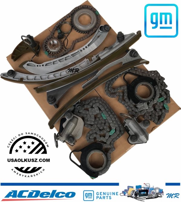 Zestaw rozrządu łańcuchy prowadnice napinacze koła zębate Buick LaCrosse 3,6 V6 LGX 2017-2019