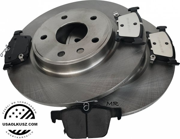 Tylne klocki + tarcze hamulcowe 320mm Chrysler Voyager FWD 2020-