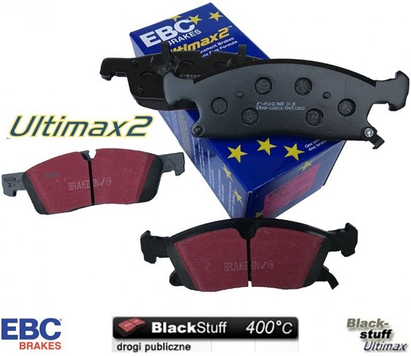 Przednie klocki hamulcowe EBC Ultimax2 Jeep Grand Cherokee 2011-