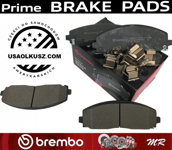 Klocki hamulcowe przednie tarcze 330mm Dodge Caravan 2012-