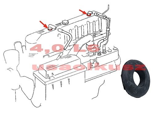 Uszczelniacz króćca pokrywy zaworów Jeep Wrangler -2006