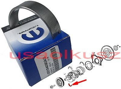 Panewka główna wału dolna -0,0072 Fiat Freemont 3,6 V6