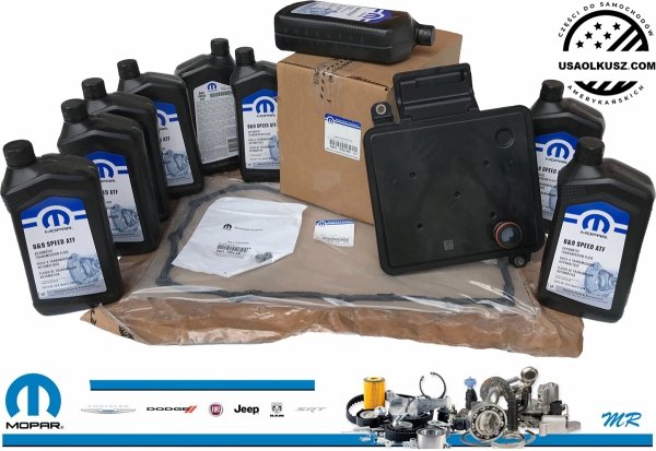 Filtr + olej automatycznej 8 stopnowej skrzyni biegów 850RE MOPAR Jeep Wrangler JL 2018-2023