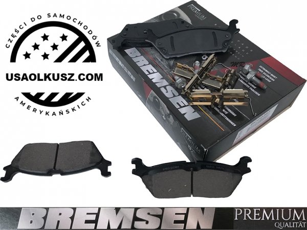 Klocki hamulcowe tylne z zestawem montażowym Ford F-150 F150 2021-